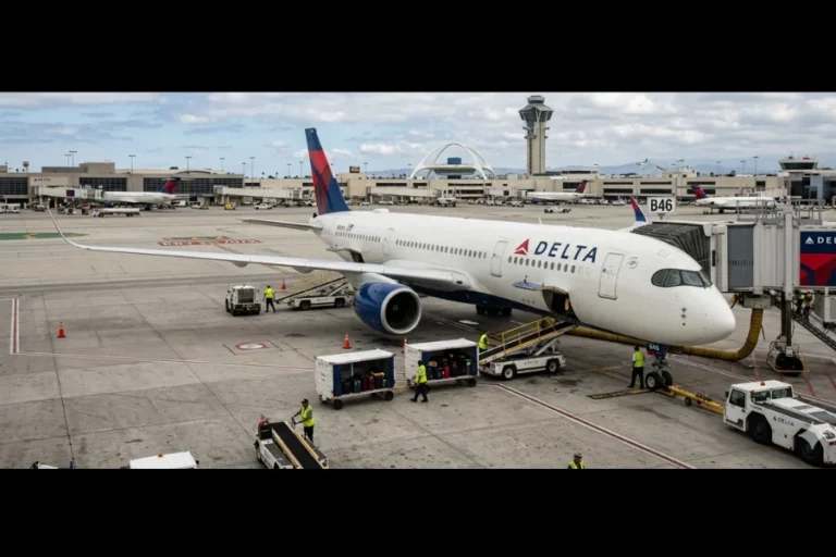 delta flight dl275 diverted lax