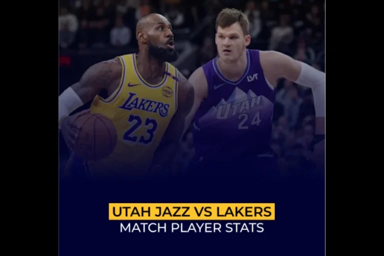 utah jazz vs lakers match player stats